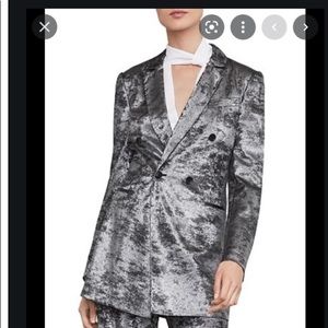 BCBG Max Azria Metallic menswear inspired Jacket